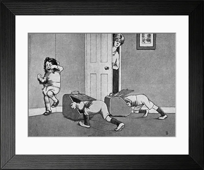 Framed Print : Children play at tanks by Leslie Shaw Framed Print : Children play at tanks by Leslie Shaw