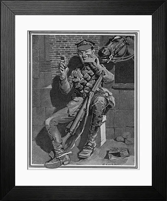 Framed Print : Biscuits & Beef, British soldiers rations, WW1 Framed Print : Biscuits & Beef, British soldiers rations, WW1