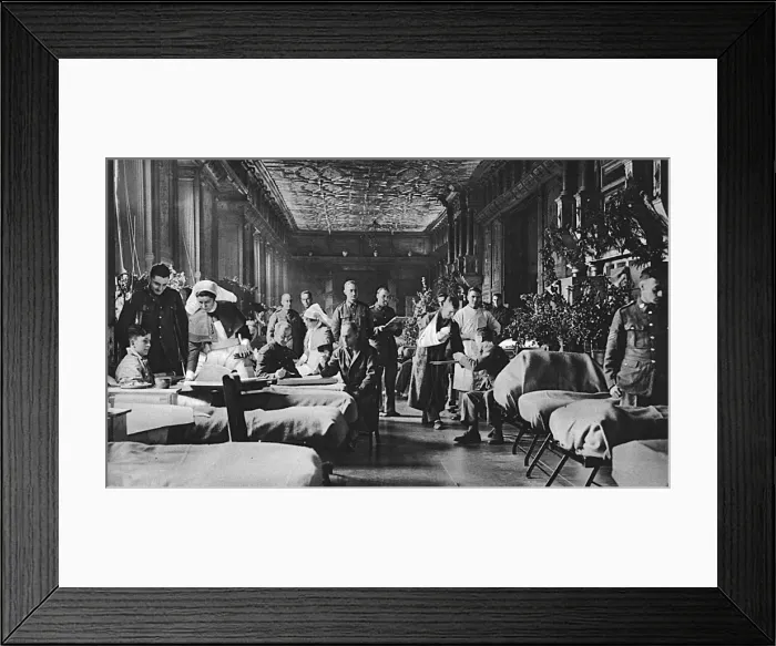 Framed Print : Hatfield House as a military hospital, World War Two Framed Print : Hatfield House as a military hospital, World War Two