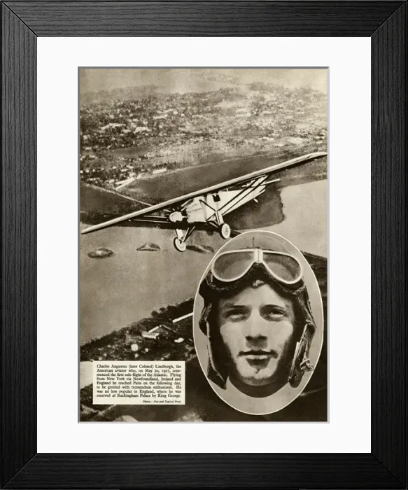 Framed Print : Charles Augustus Lindbergh Framed Print : Charles Augustus Lindbergh