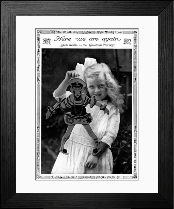 Framed Print : Crown prince puppet toy, WW1 Framed Print : Crown prince puppet toy, WW1