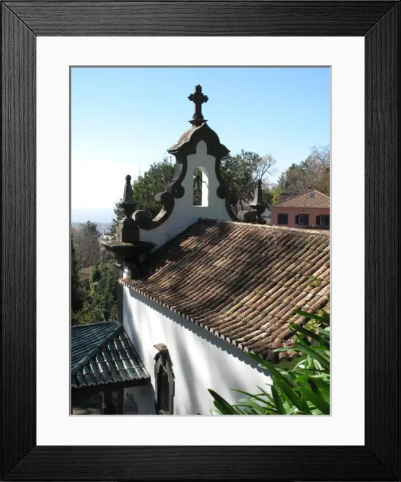 Framed Print : Portugal, Madeira, Funchal, Monte - Sancta Maria chapel Framed Print : Portugal, Madeira, Funchal, Monte - Sancta Maria chapel