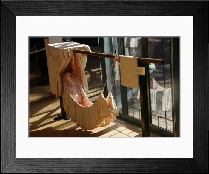 Framed Print : Portugal, Madeira - Transporting hammock or Rede Framed Print : Portugal, Madeira - Transporting hammock or Rede