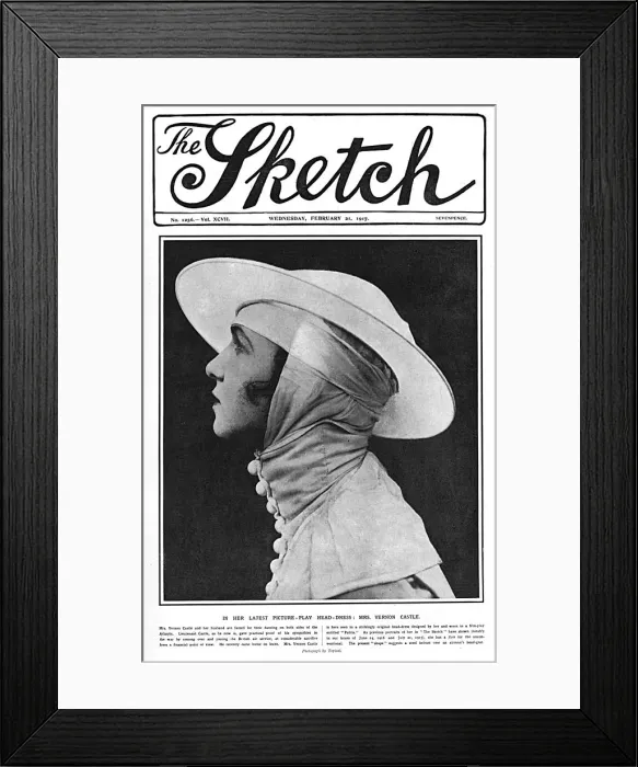 Framed Print : Mrs Vernon (Irene) Castle Framed Print : Mrs Vernon (Irene) Castle