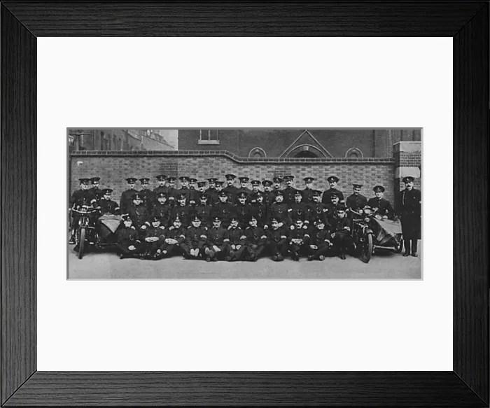 Framed Print : With the Specials, Tower Bridge, M Division, WW1 Framed Print : With the Specials, Tower Bridge, M Division, WW1