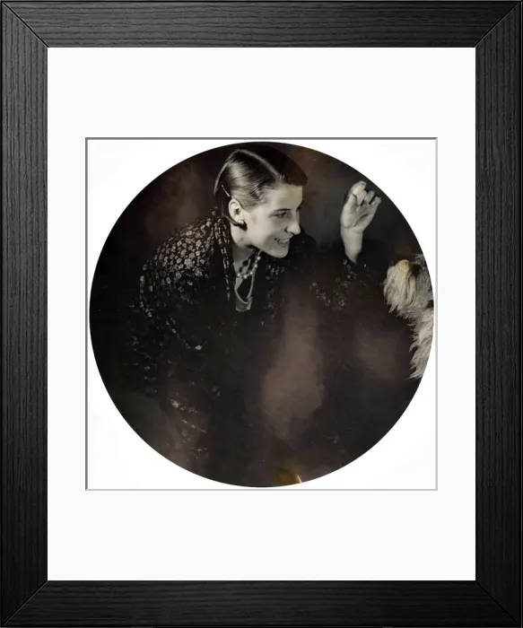 Framed Print : Rene Fraser at Sealyham in 1933 Framed Print : Rene Fraser at Sealyham in 1933