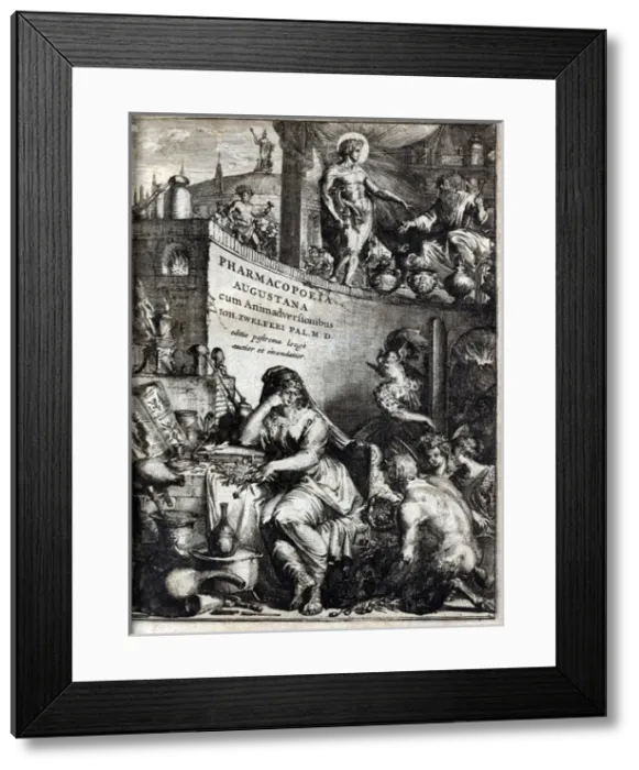 Framed Print : Pharmacopoeia Augustana reformata Framed Print : Pharmacopoeia Augustana reformata