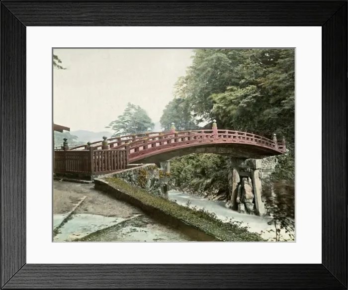Framed Print : Sacred Bridge, Nikko, Japan Framed Print : Sacred Bridge, Nikko, Japan