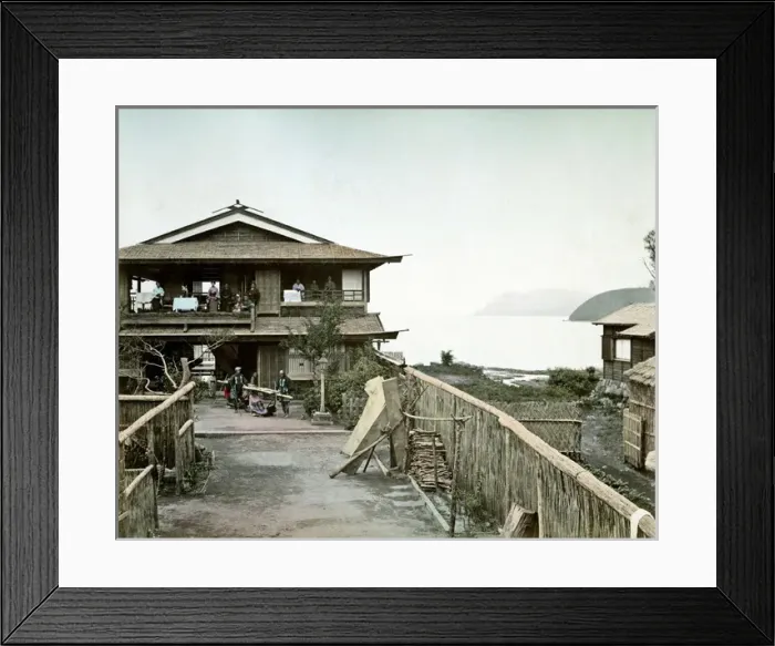 Framed Print : Hotel, Hakone, Japan Framed Print : Hotel, Hakone, Japan