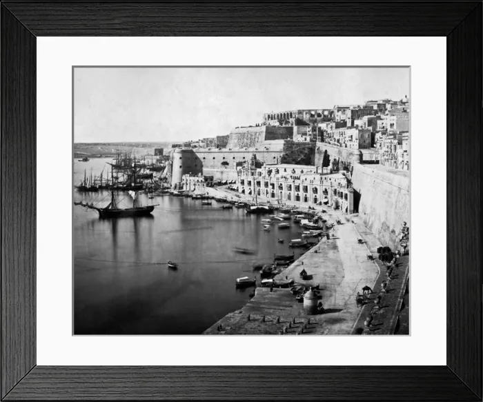 Framed Print : Grand Harbour, Valletta, Malta Framed Print : Grand Harbour, Valletta, Malta