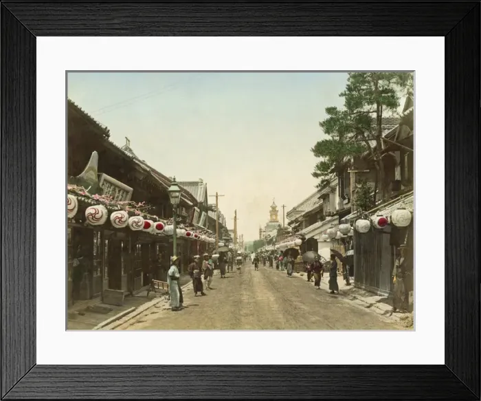 Framed Print : Festival Lanterns, Bentendori, Yokohama, Japan Framed Print : Festival Lanterns, Bentendori, Yokohama, Japan