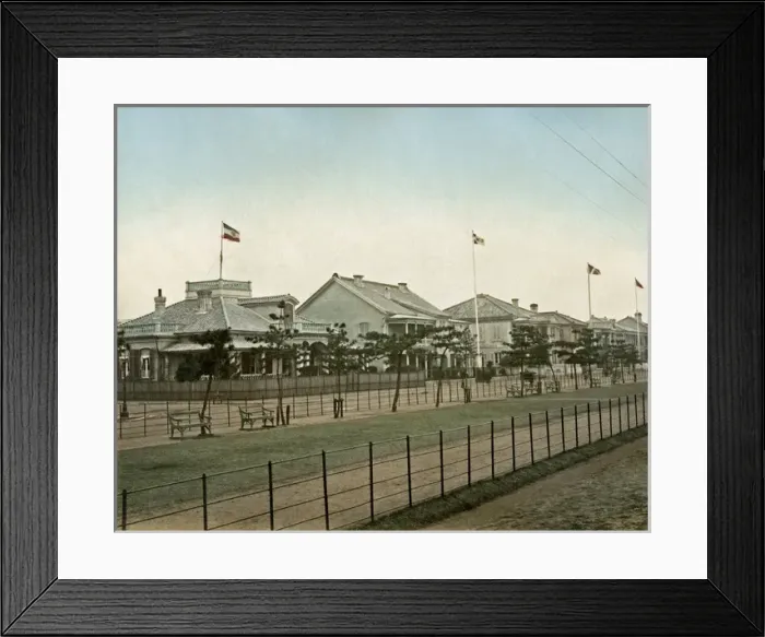 Framed Print : Kobe Bund, Japan Framed Print : Kobe Bund, Japan