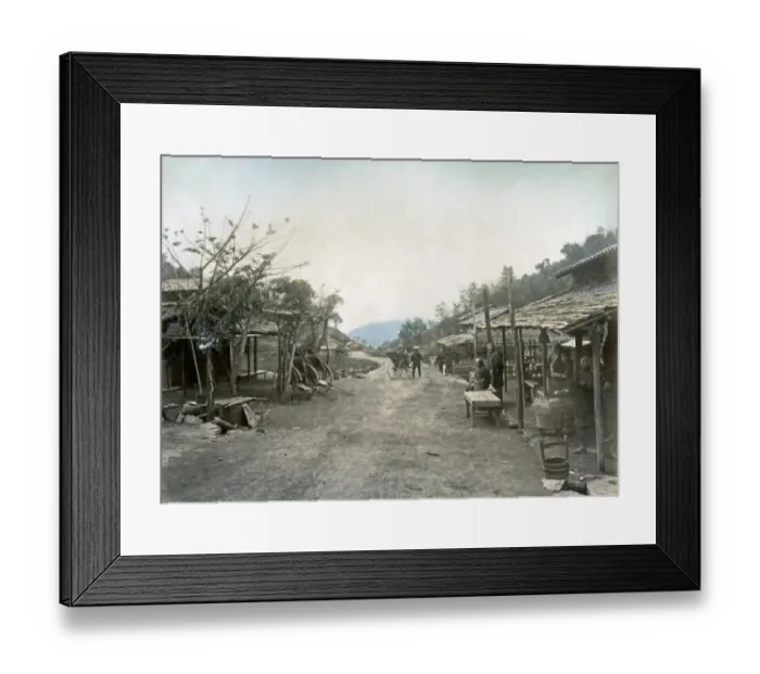 Framed Print : Village between Mogi and Nagasaki, Japan Framed Print : Village between Mogi and Nagasaki, Japan