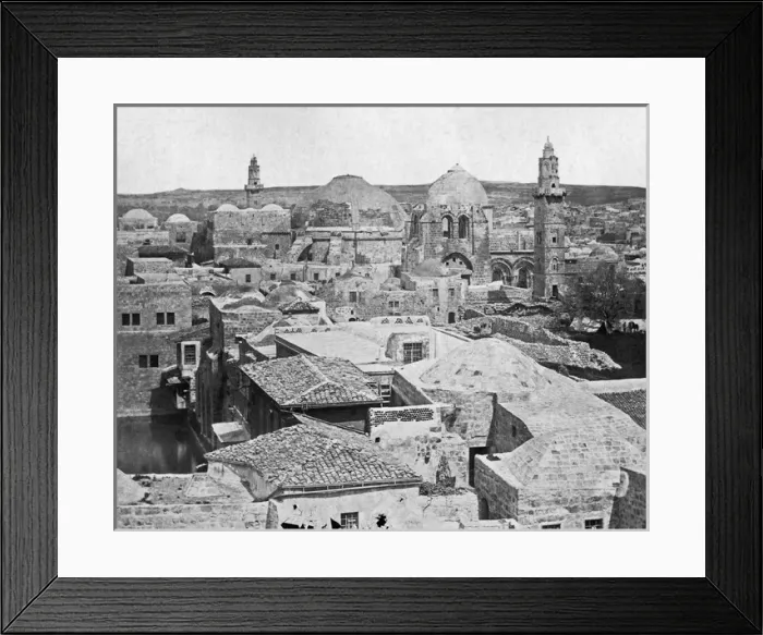 Framed Print : Jerusalem circa 1861 Framed Print : Jerusalem circa 1861