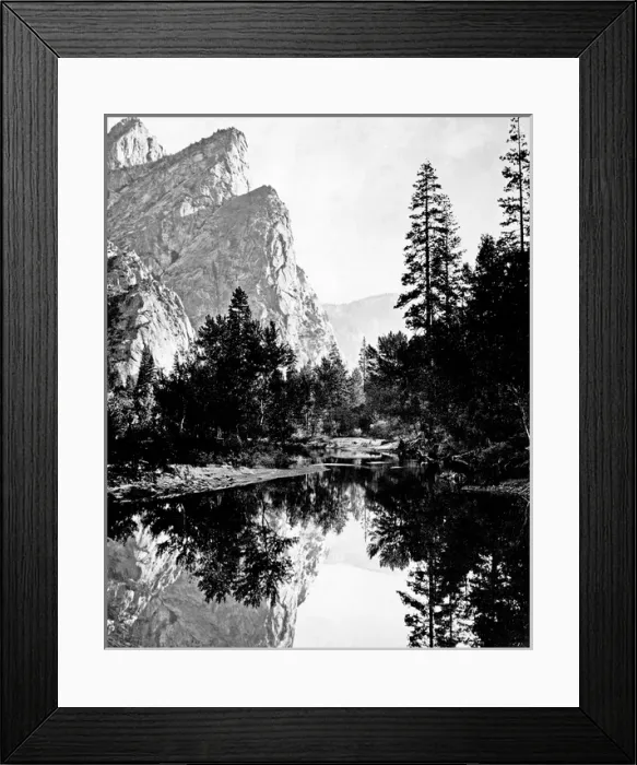 Framed Print : The Three Brothers and River Merced, Yosemite, California Framed Print : The Three Brothers and River Merced, Yosemite, California