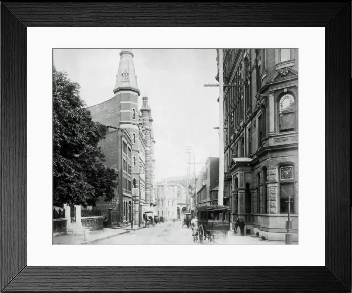 Framed Print : Street scene, Baltimore Framed Print : Street scene, Baltimore