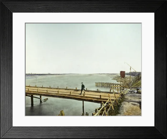 Framed Print : River Bridge, Japan Framed Print : River Bridge, Japan
