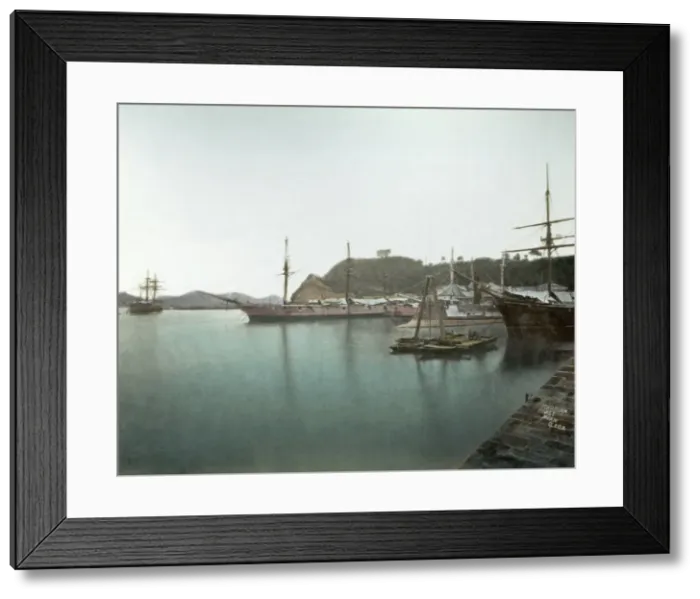 Framed Print : Ships at Yokosuka, Japan Framed Print : Ships at Yokosuka, Japan