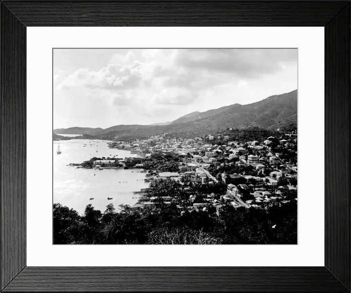 Framed Print : Charlotte Amelia, St. Thomas Framed Print : Charlotte Amelia, St. Thomas
