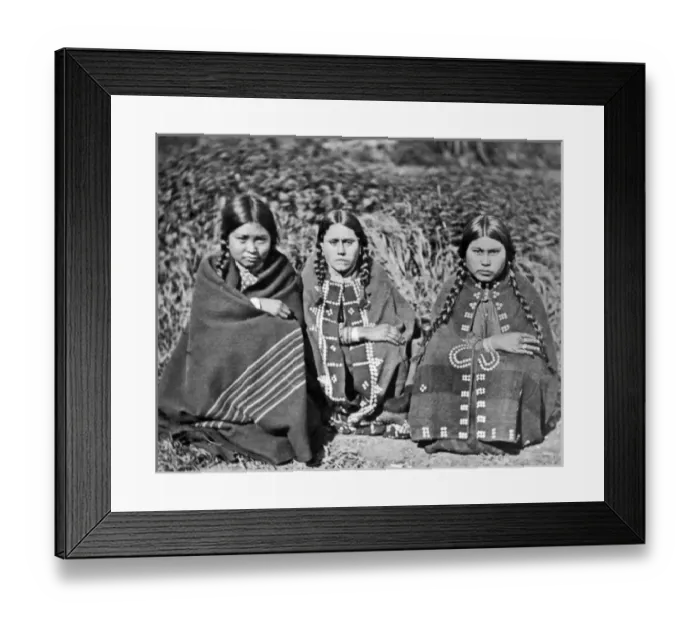 Framed Print : Indigenous women, Knights Inlet Framed Print : Indigenous women, Knights Inlet