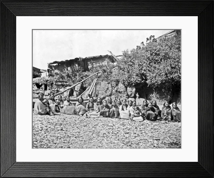 Framed Print : Koskimo women, Quatsino Sound Framed Print : Koskimo women, Quatsino Sound