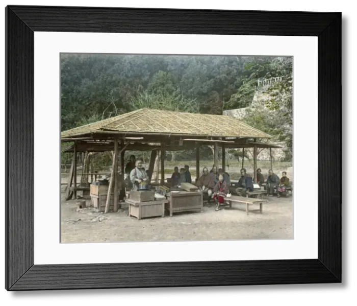 Framed Print : Wayside Stall, Japan Framed Print : Wayside Stall, Japan