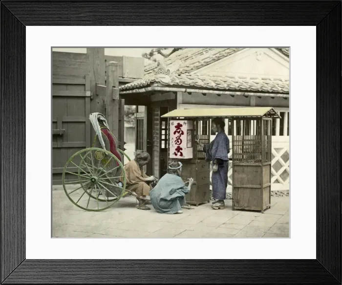 Framed Print : Food Stall, Japan Framed Print : Food Stall, Japan