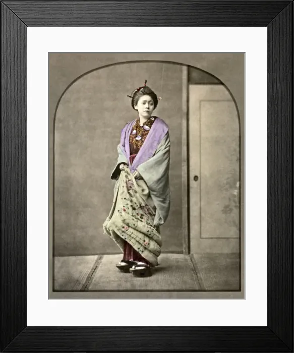 Framed Print : Geisha, Japan Framed Print : Geisha, Japan