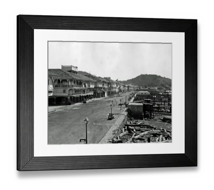 Framed Print : Street scene, Chile Framed Print : Street scene, Chile
