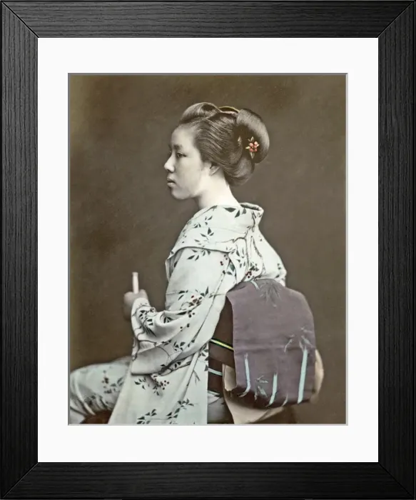 Framed Print : Geisha, Japan Framed Print : Geisha, Japan