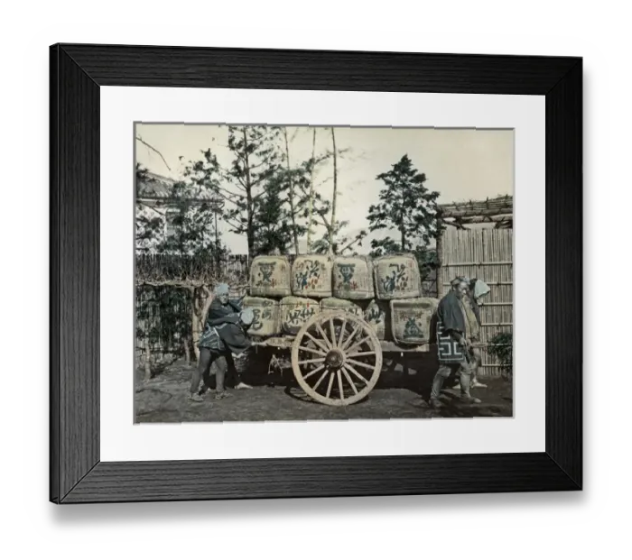 Framed Print : Freight wagon, Japan Framed Print : Freight wagon, Japan