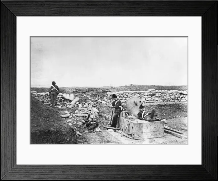 Framed Print : Crimean War - Fenton photograph Framed Print : Crimean War - Fenton photograph