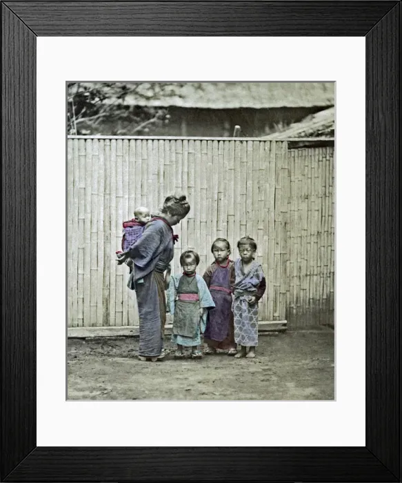 Framed Print : Children, Japan Framed Print : Children, Japan