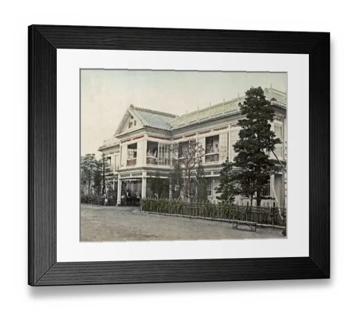 Framed Print : No. 9 - brothel, Yokohama Framed Print : No. 9 - brothel, Yokohama