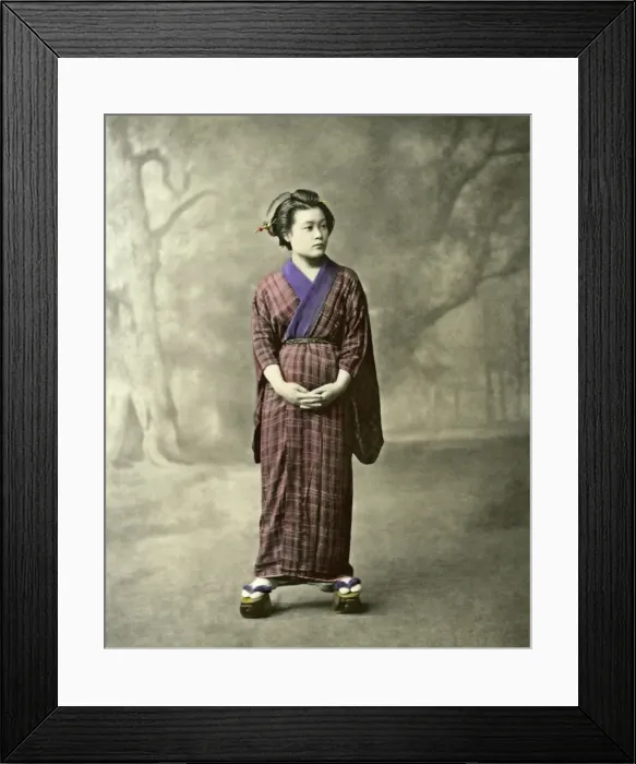 Framed Print : Portrait of a woman, Japan Framed Print : Portrait of a woman, Japan