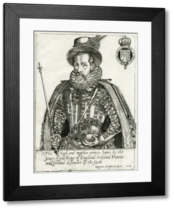 Framed Print : King James I of England and VI of Scotland Framed Print : King James I of England and VI of Scotland