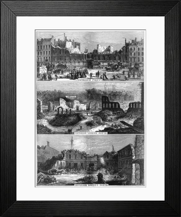 Framed Print : Demolition of Northumberland House Framed Print : Demolition of Northumberland House