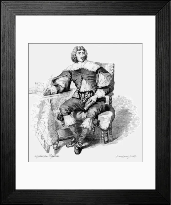 Framed Print : Jean Louis Guez de Balzac Framed Print : Jean Louis Guez de Balzac