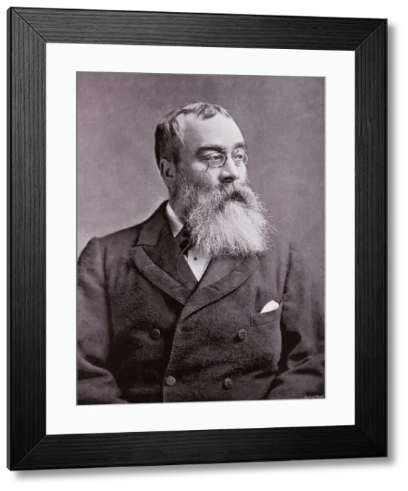 Framed Print : Sir Walter Besant, in later life Framed Print : Sir Walter Besant, in later life