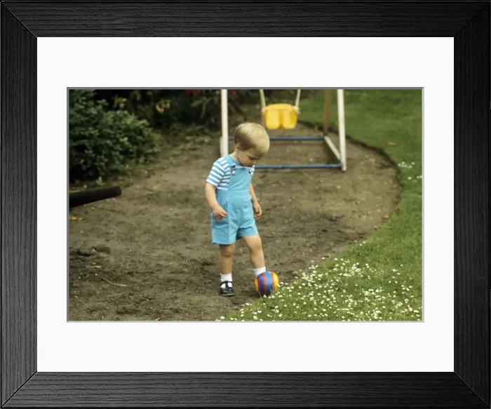 Framed Print : Prince William as a young child Framed Print : Prince William as a young child