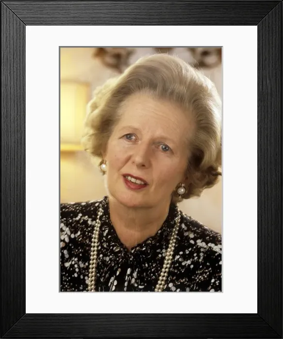 Framed Print : Margaret Thatacher Framed Print : Margaret Thatacher