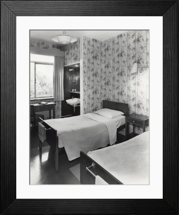 Framed Print : Dormitory at Baden Powell House, London Framed Print : Dormitory at Baden Powell House, London