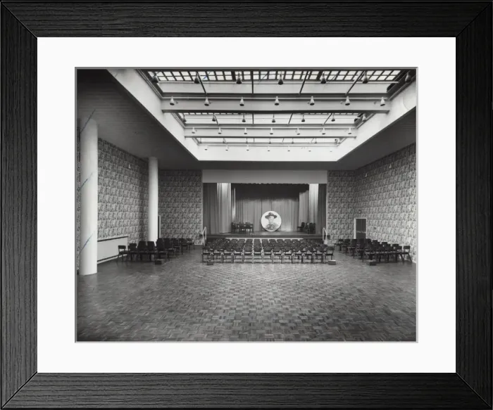 Framed Print : Main hall at Baden Powell House, London Framed Print : Main hall at Baden Powell House, London