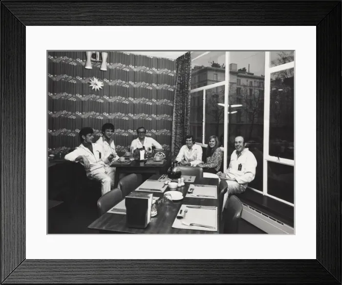 Framed Print : Tea break, Baden Powell House, London Framed Print : Tea break, Baden Powell House, London