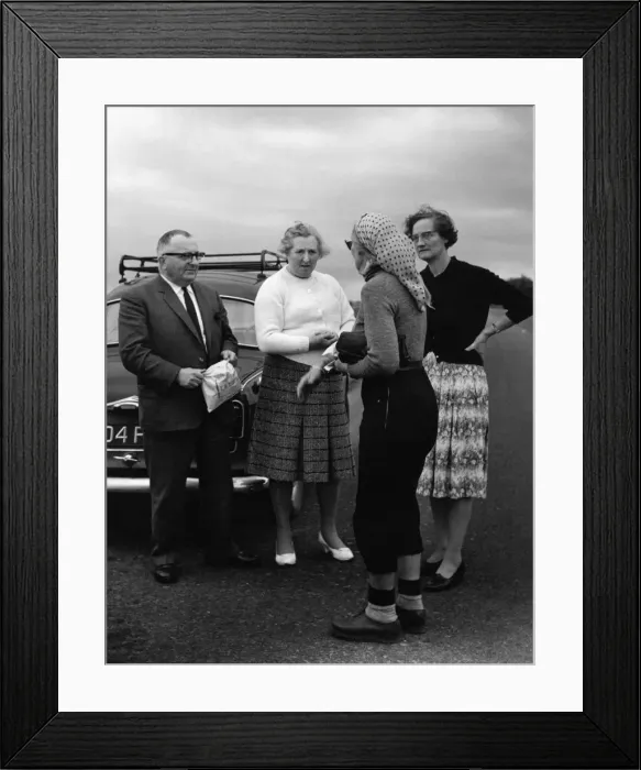 Framed Print : Barbara Moore, John o Groats to Lands End walk Framed Print : Barbara Moore, John o Groats to Lands End walk