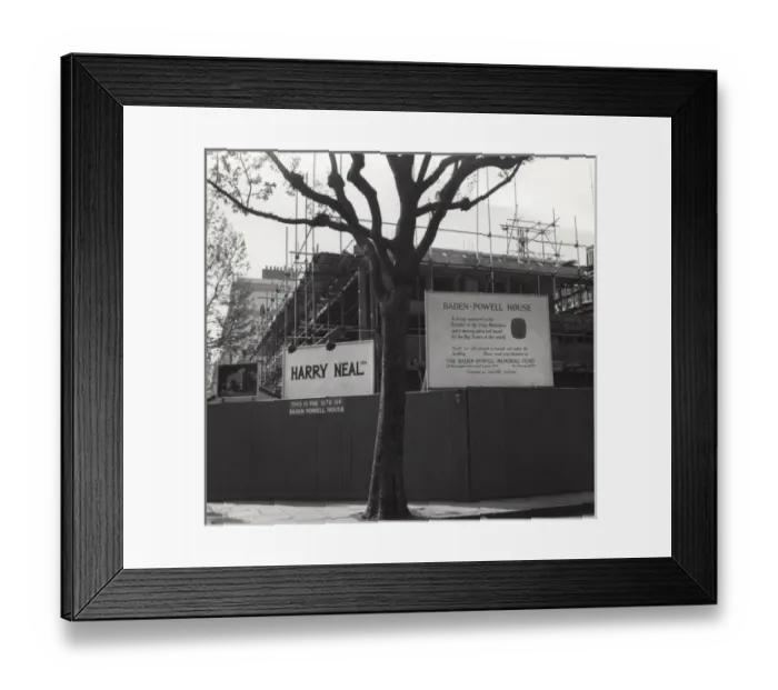Framed Print : Site of Baden Powell House, South Kensington, London Framed Print : Site of Baden Powell House, South Kensington, London