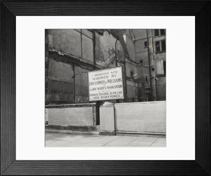 Framed Print : Site of Baden Powell House, South Kensington, London Framed Print : Site of Baden Powell House, South Kensington, London