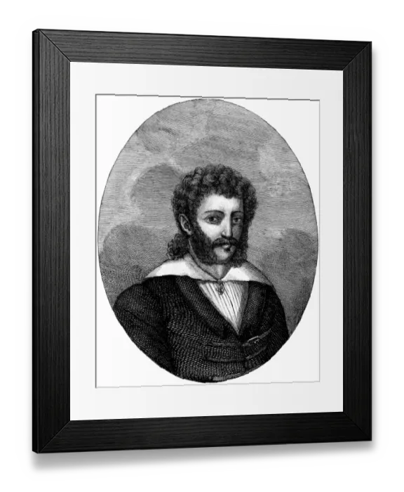 Framed Print : Count Bartolomeo Bergami Framed Print : Count Bartolomeo Bergami