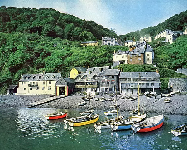 View of the harbour, Clovelly, Devon