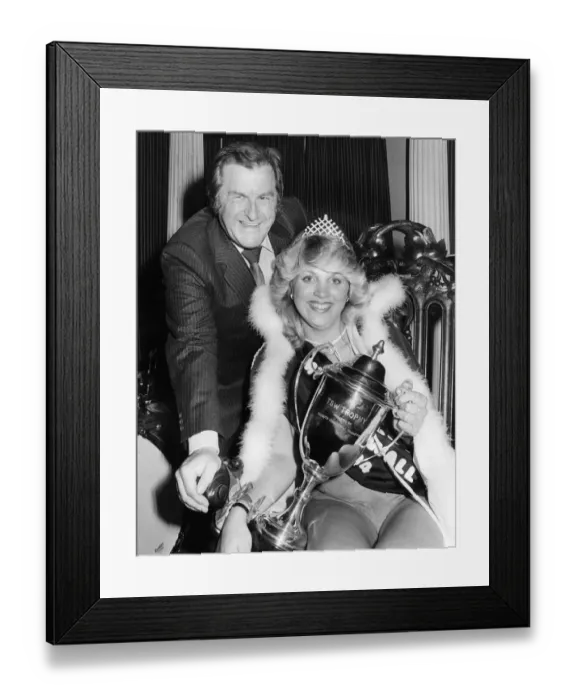 Framed Print : David Mudd MP and Miss County of Cornwall Framed Print : David Mudd MP and Miss County of Cornwall
